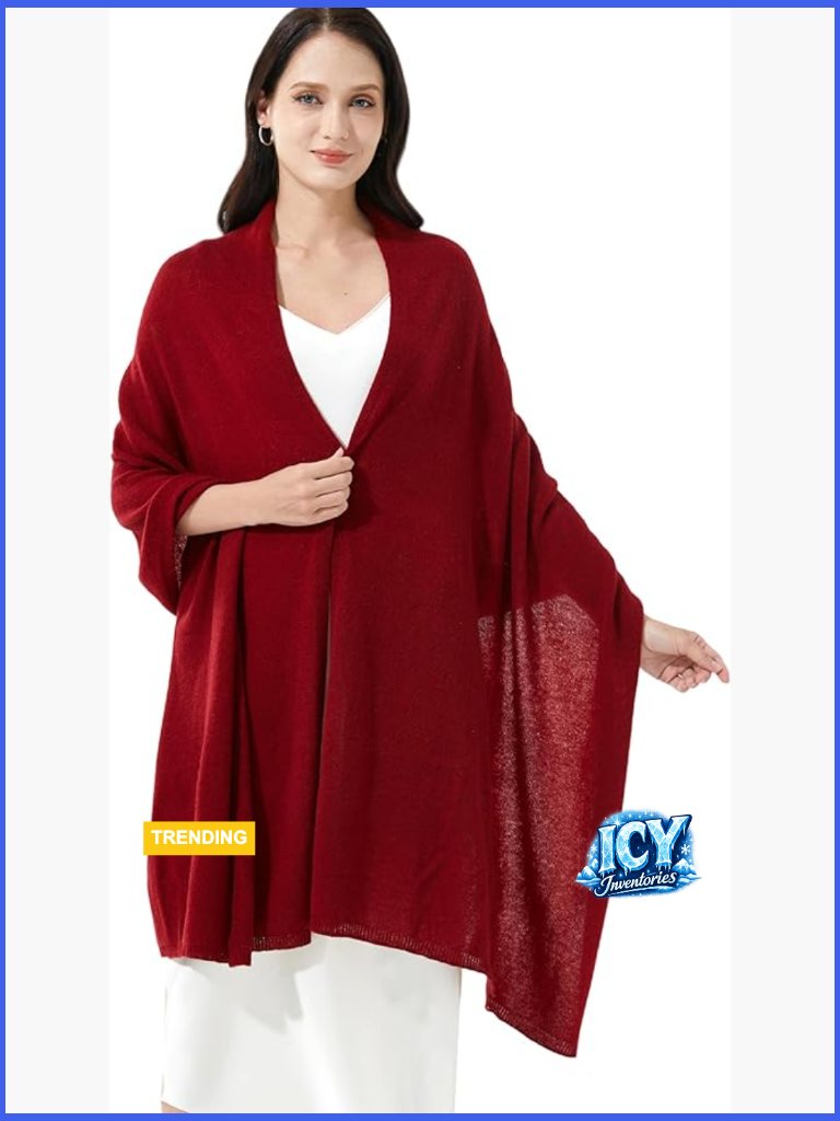 Luxury 100% Cashmere Wrap Scarf Stole Shawl Extra Large 87x27